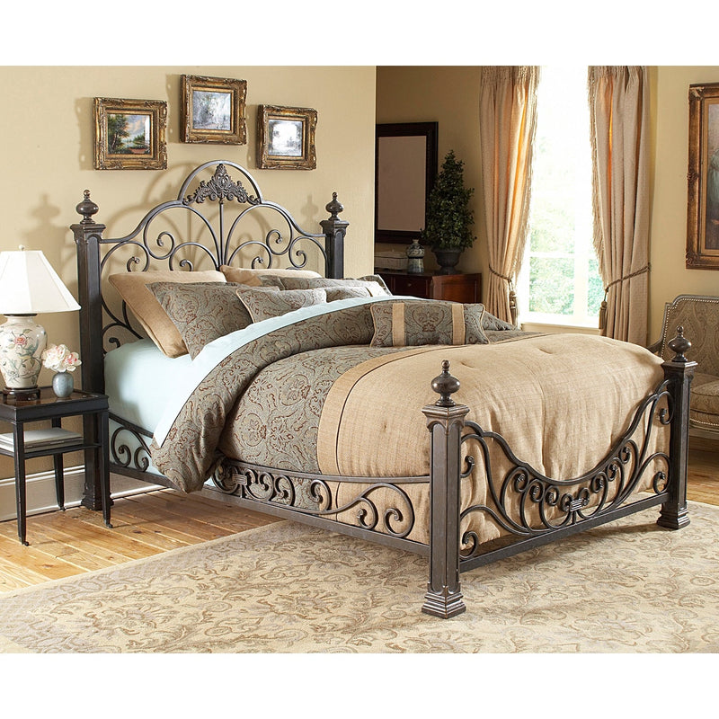 Thatcher King Bed - Gilded Slate