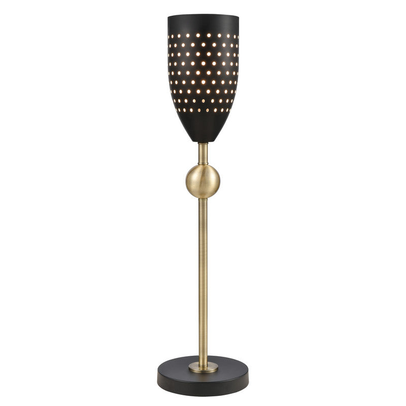 Lajedo I Table Lamp - Antique Brass/Black