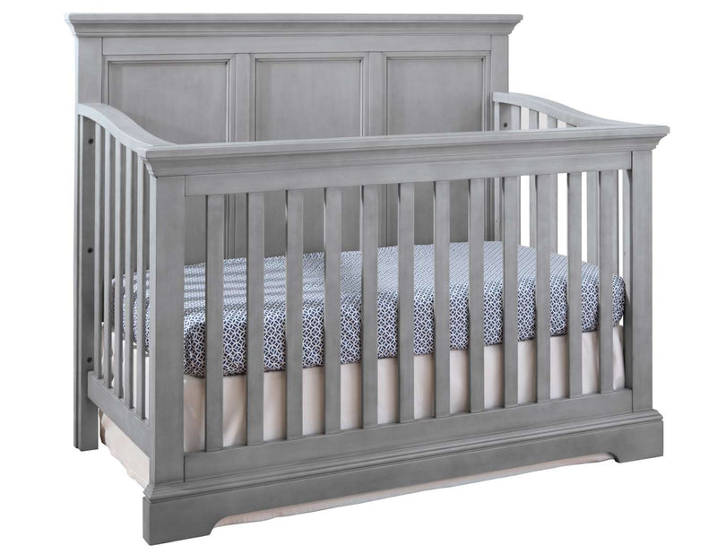 Ellie Convertible Crib with Full Size Rails Package - Cloud