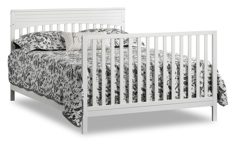 Blanche Convertible Crib/Full Bed Package - Snow White
