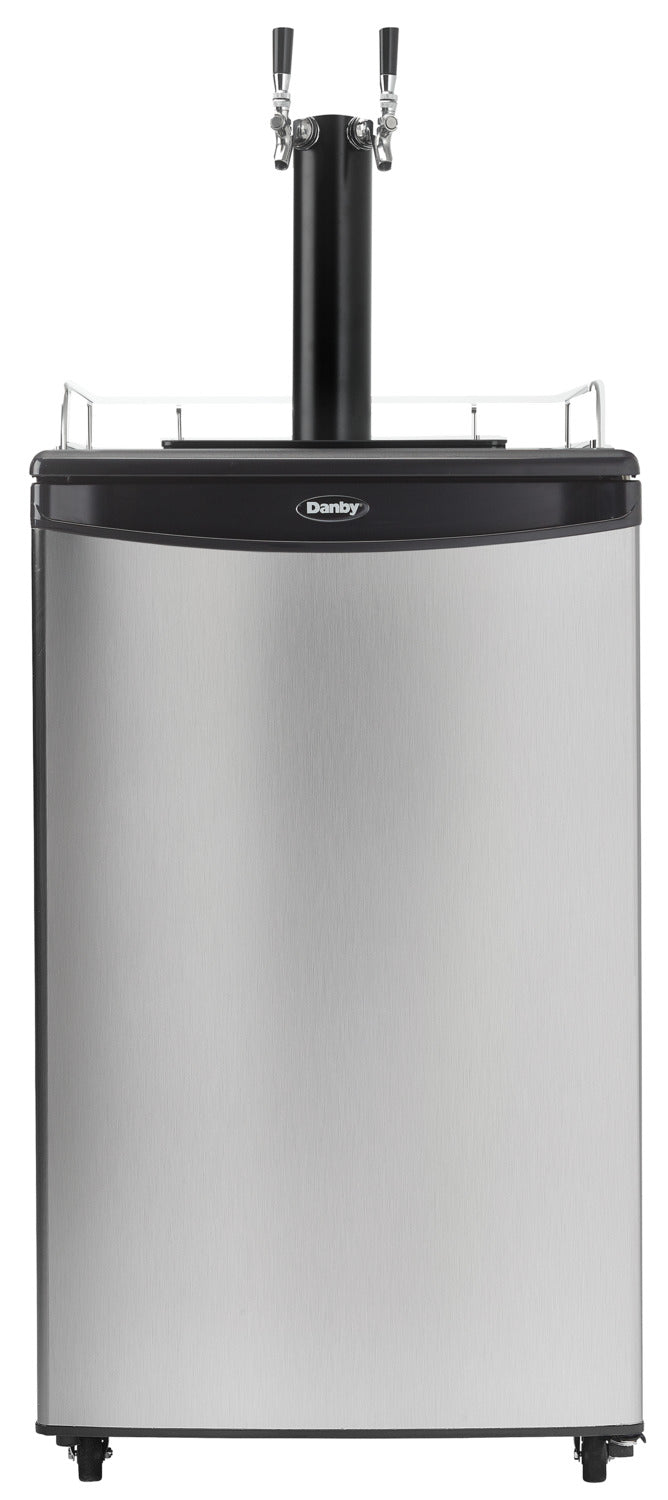 Danby Silver Dual Tap Keg Cooler (5.4 Cu. Ft.) - DKC054A1BSL2DB