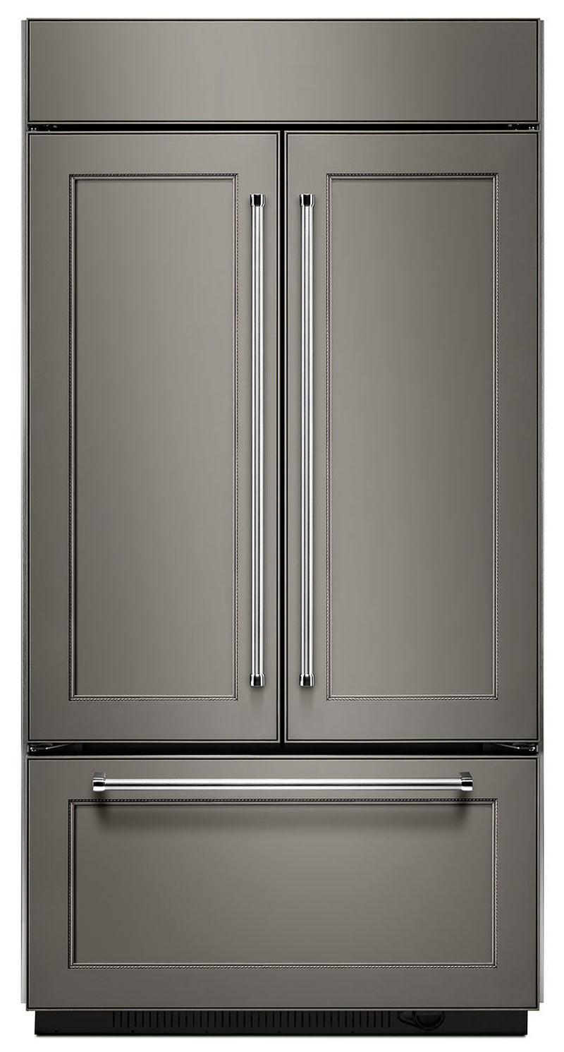 KitchenAid 24.2 Cu. Ft. Panel-Ready Built-In French-Door Refrigerator - KBFN502EPA