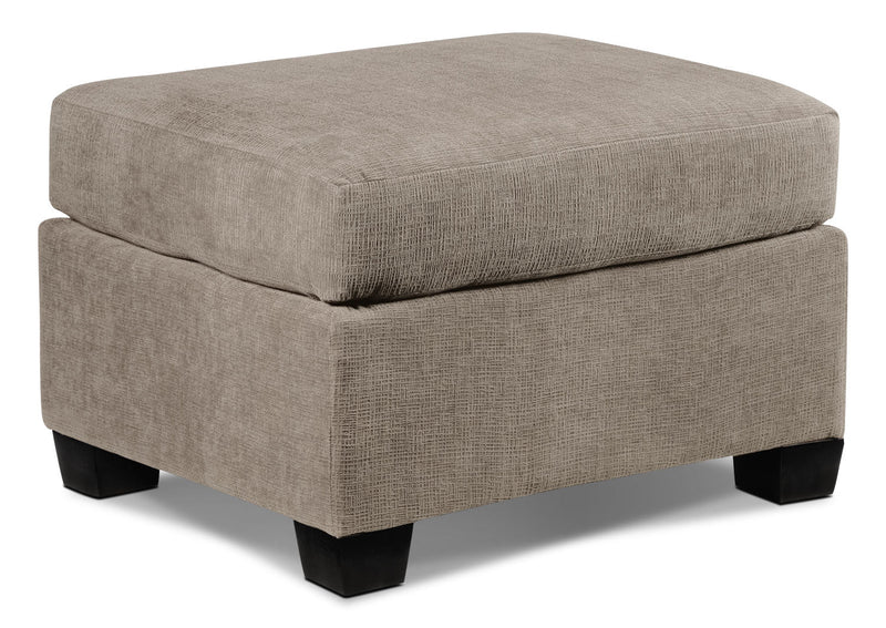 Knox Ottoman - Pewter