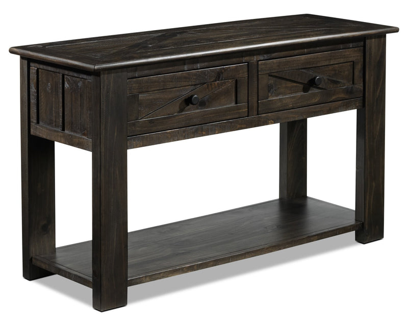 Francis Sofa Table - Weathered Charcoal