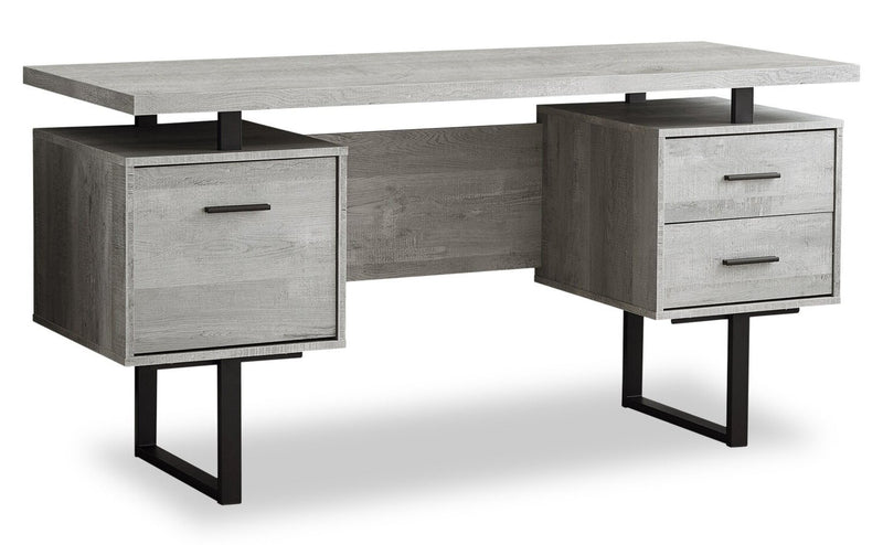 Elley Reversible Desk - Light Grey