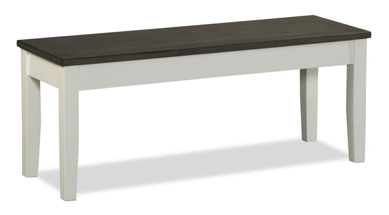 Evant Dining Bench - White