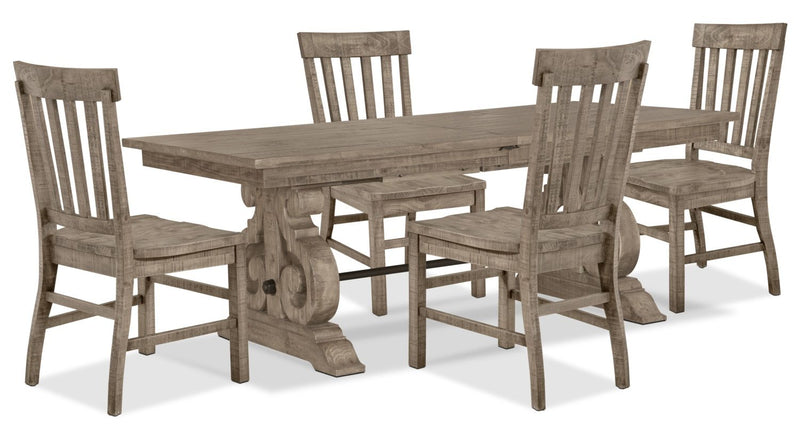 Wildomar 5-Piece Dining Set - Dovetail Grey