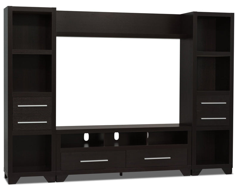 Maldon 4-Piece Entertainment Centre with 60" TV Opening - Espresso