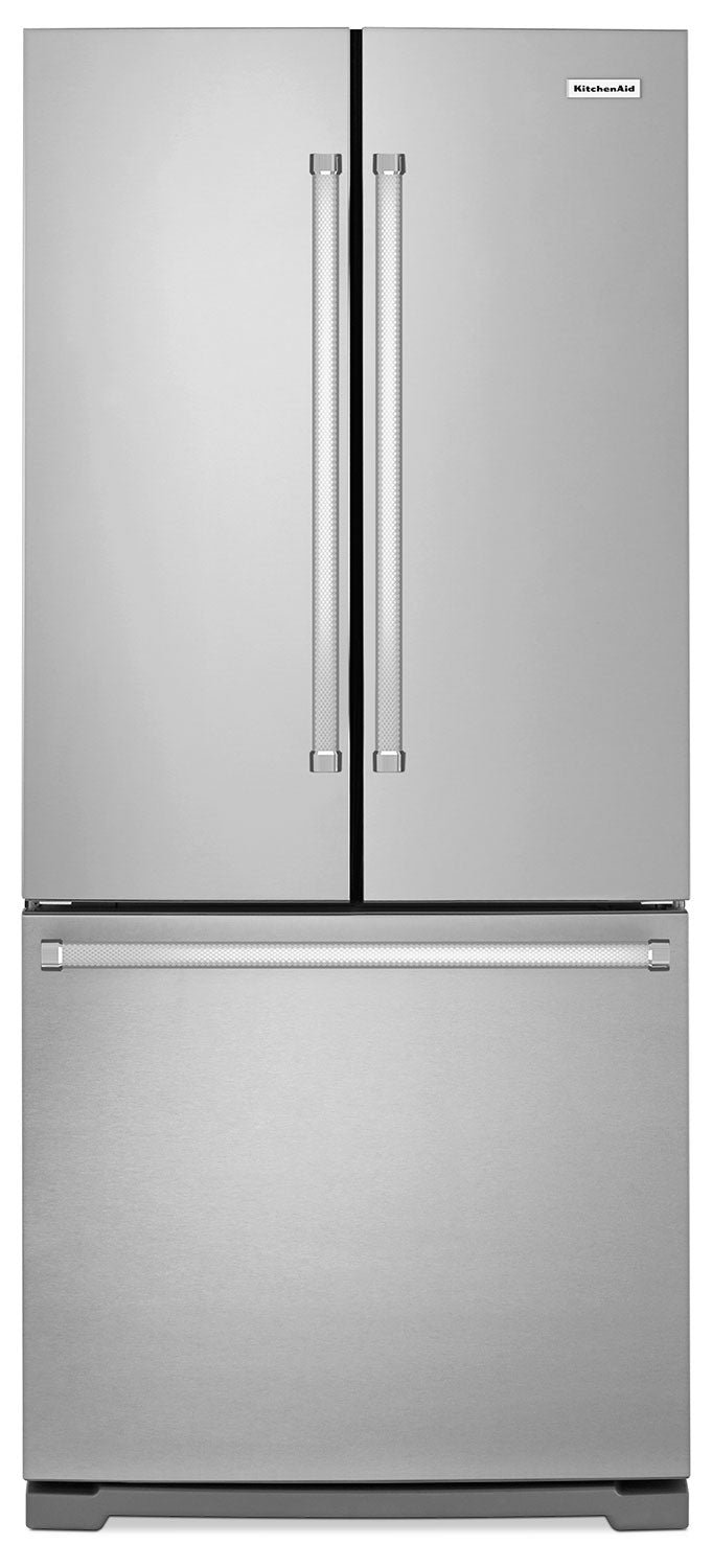 KitchenAid 19.7 Cu. Ft. French Door Refrigerator with Interior Water Dispenser - Stainless Steel