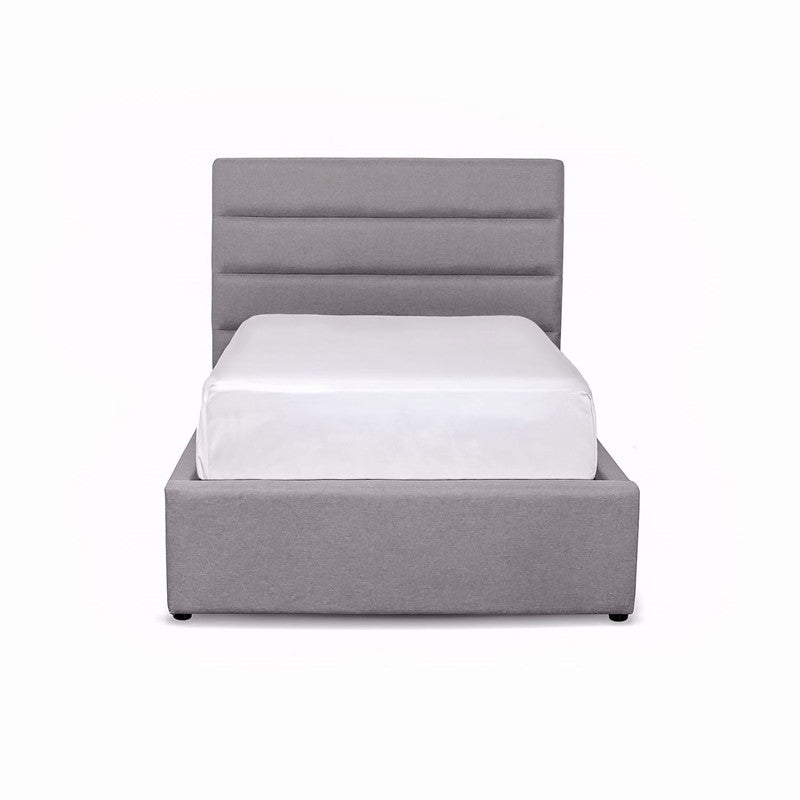 Kalasin Upholstered Platform Full Bed - Grey/Beige