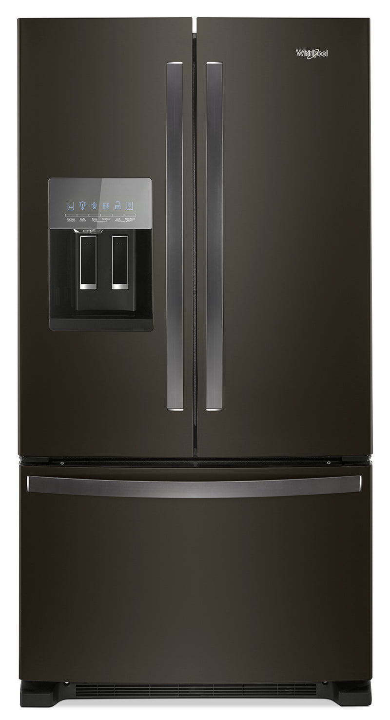 Whirlpool 25 Cu. Ft. French-Door Refrigerator in Fingerprint-Resistant Stainless Steel - WRF555SDHV