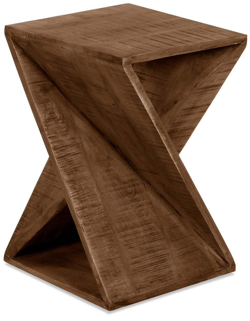 Cline Side Table - Natural Wood