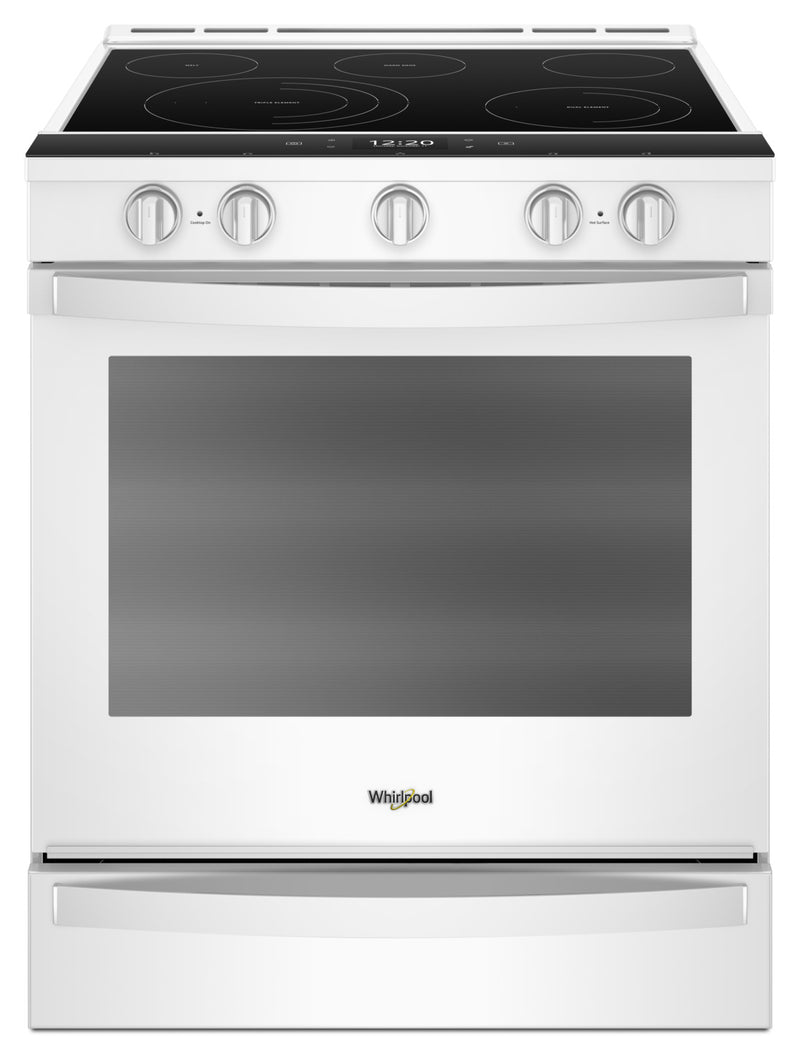 Whirlpool® 6.4 Cu. Ft. Smart Slide-in Electric Range with Frozen Bake™ Technology - YWEE750W