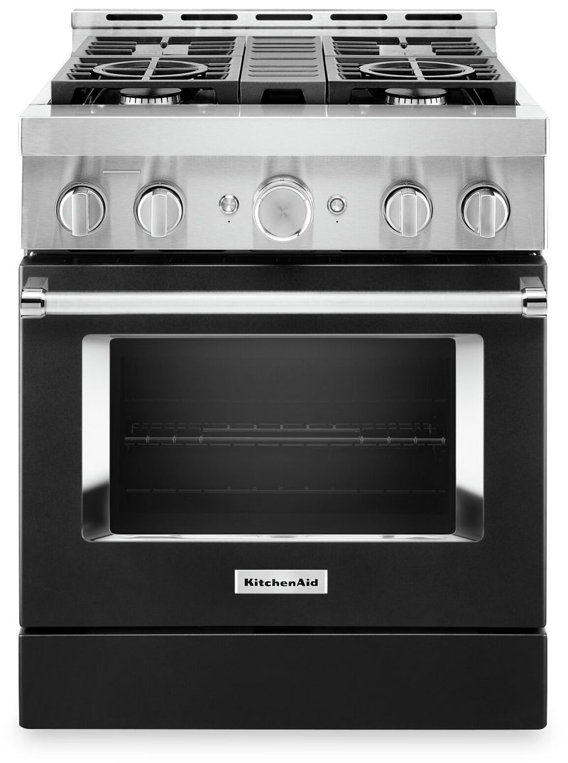 KitchenAid 30'' Smart Commercial-Style Gas Range - KFGC500JBK