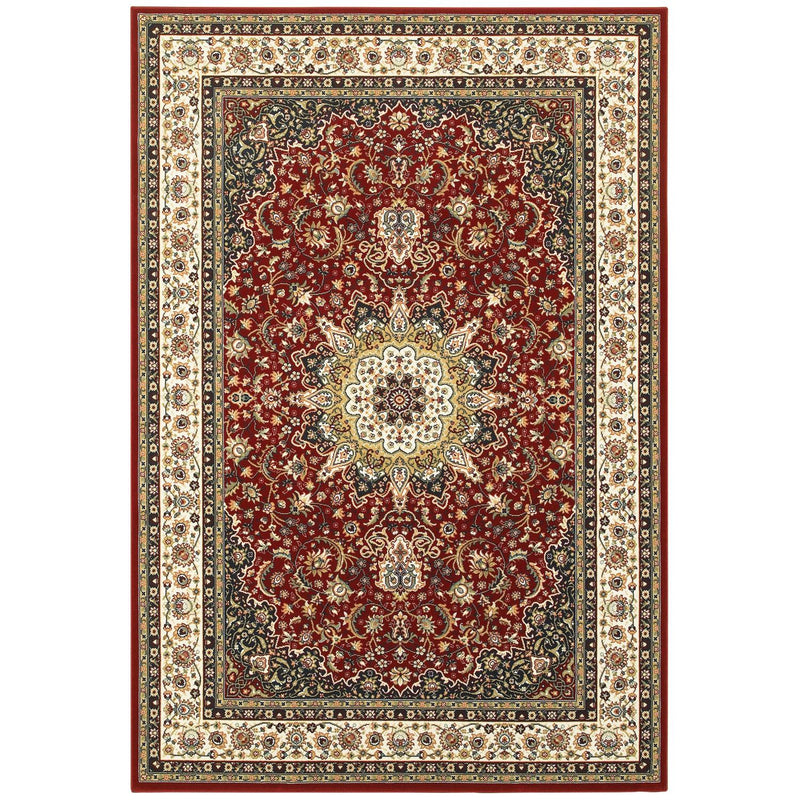 Kingston W119N1L Medallion Area Rug (5'3"X7'6")