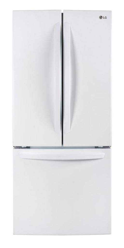LG 21.8 Cu. Ft. 3-Door French Door Refrigerator - LRFNS2200W