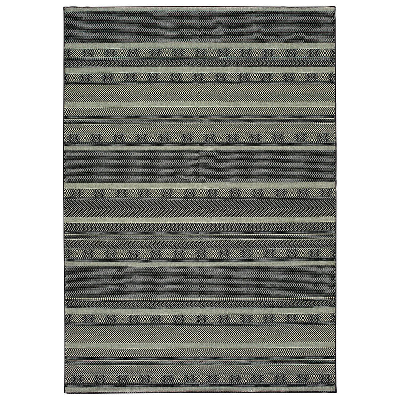 Ledger W1802KL Striped Area Rug (5'3"X7'6")
