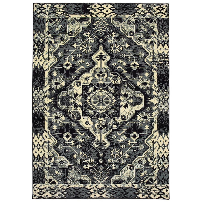 Ledger W5603KL Tribal Area Rug (6'7"X9'6")