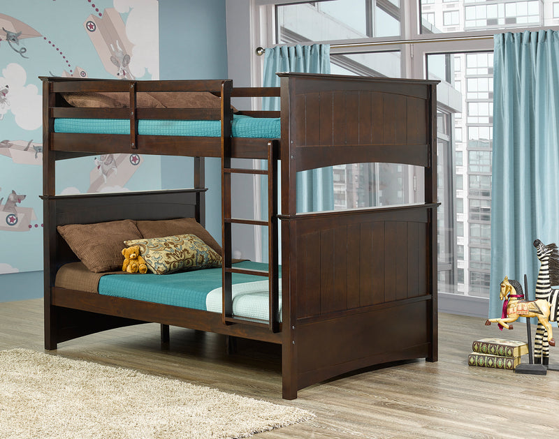 Coachford Full Over Full Bunk Bed - Espresso