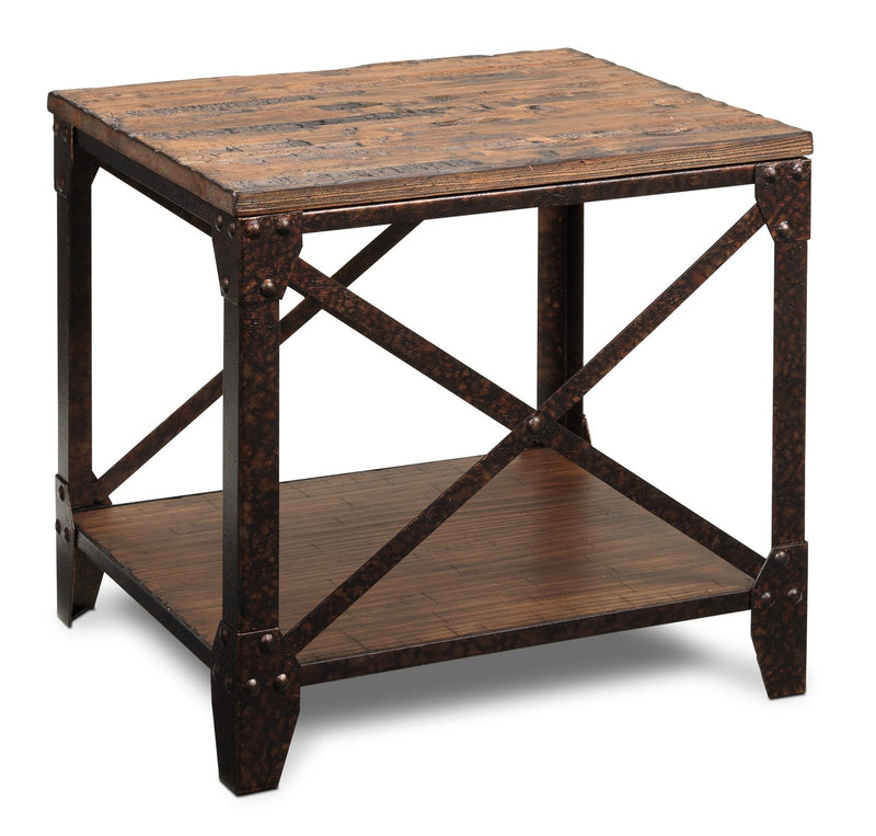 Antiquity Side Table - Distressed Natural Pine