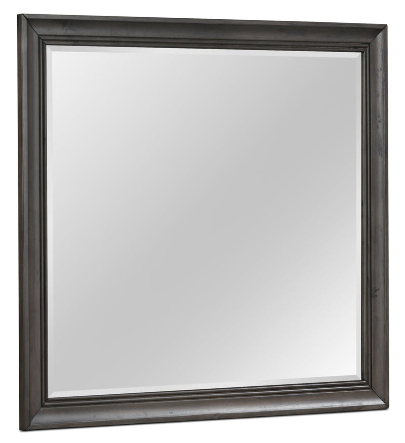 Matilda Mirror - Weathered Grey/Glass