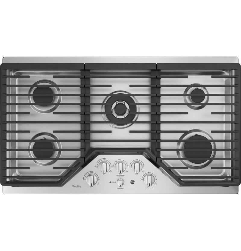 GE Profile™ Series 36" Built-In Gas Cooktop - PGP9036SLSS