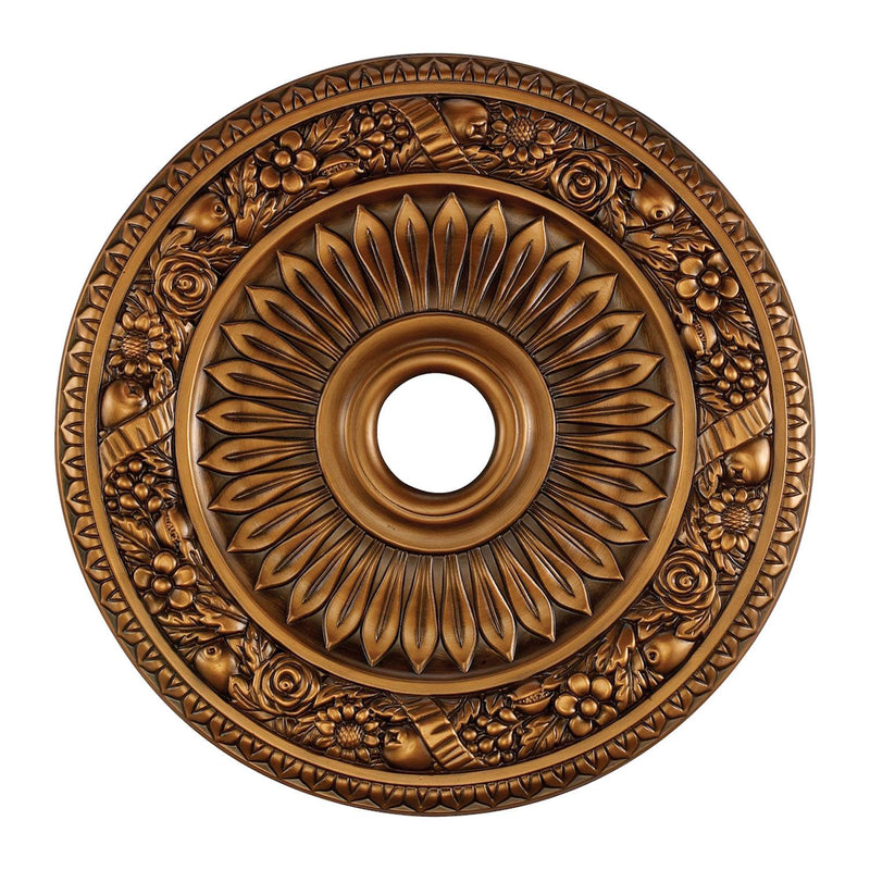 Sahaswan V Medallion - Antique Bronze
