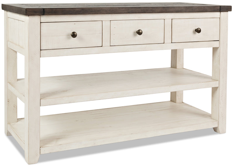 Ahna Sofa Table - White