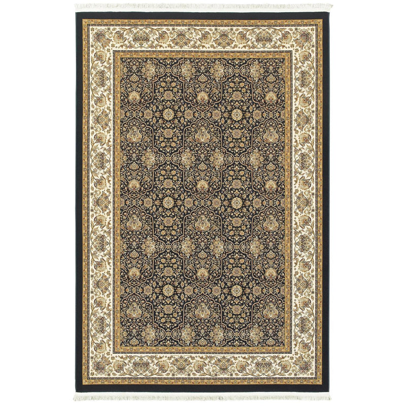 Marieville W1331BL Oriental Area Rug (3'10"X5'5")