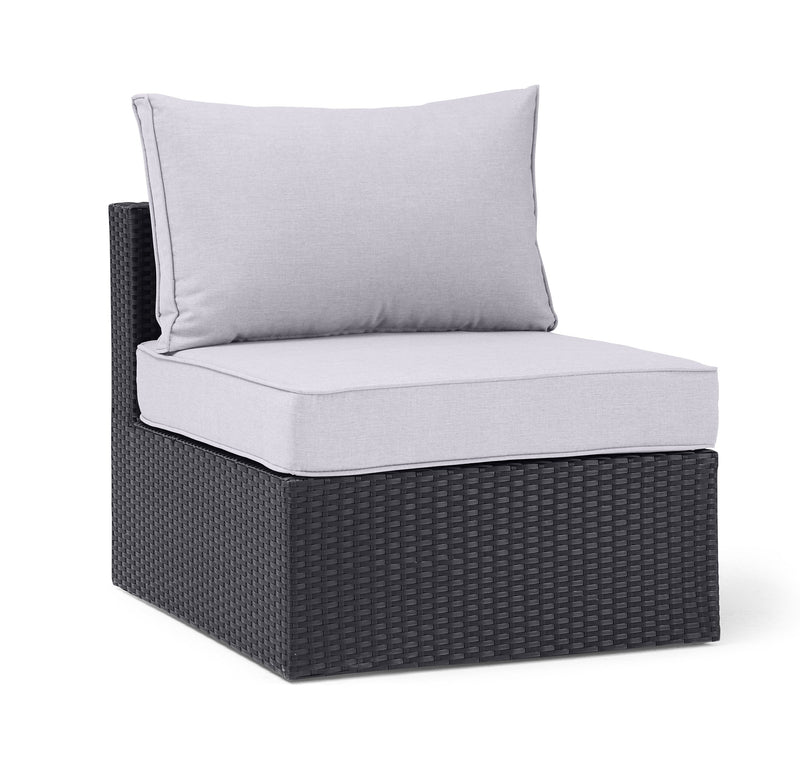 Oslo Armless Patio Chair - Grey
