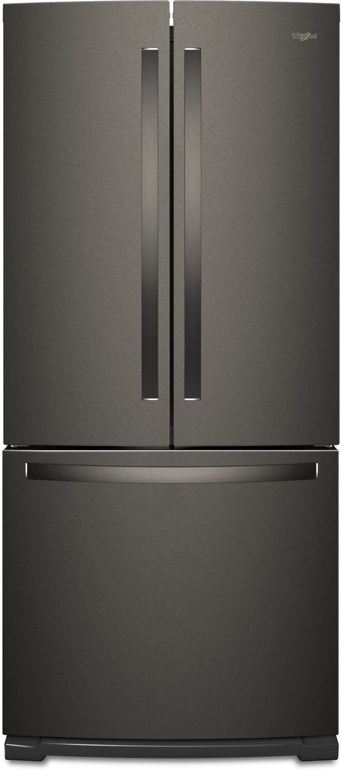 Whirlpool Black Stainless Steel French Door Refrigerator (20 Cu. Ft.) - WRF560SMHV
