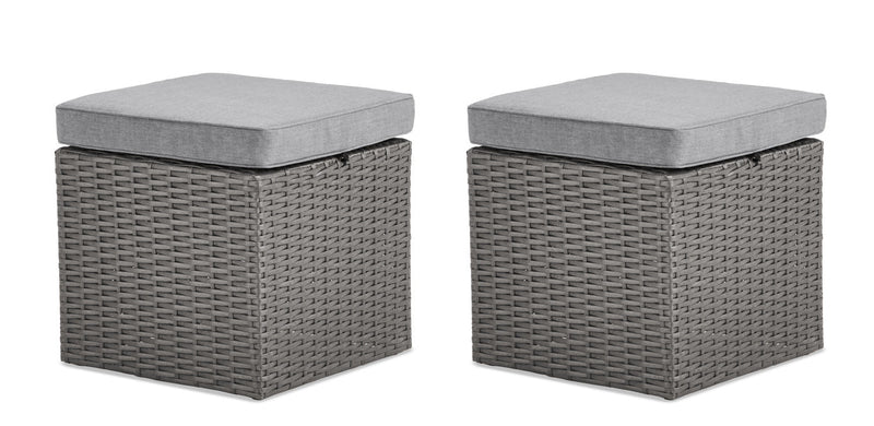 Anegada Small Patio Ottoman - Set of 2