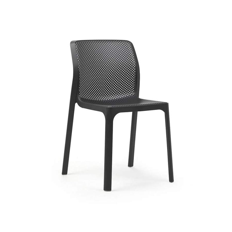 Nardi Bit Outdoor Dining  Chair - Black (Set of 4)