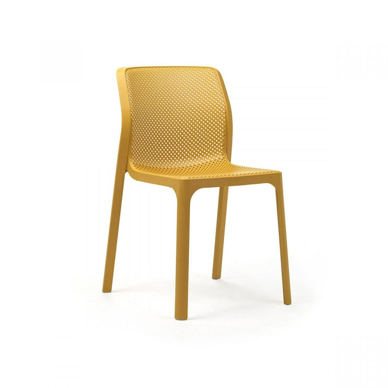 Nardi Bit Outdoor Dining  Chair - Yellow (Set of 4)