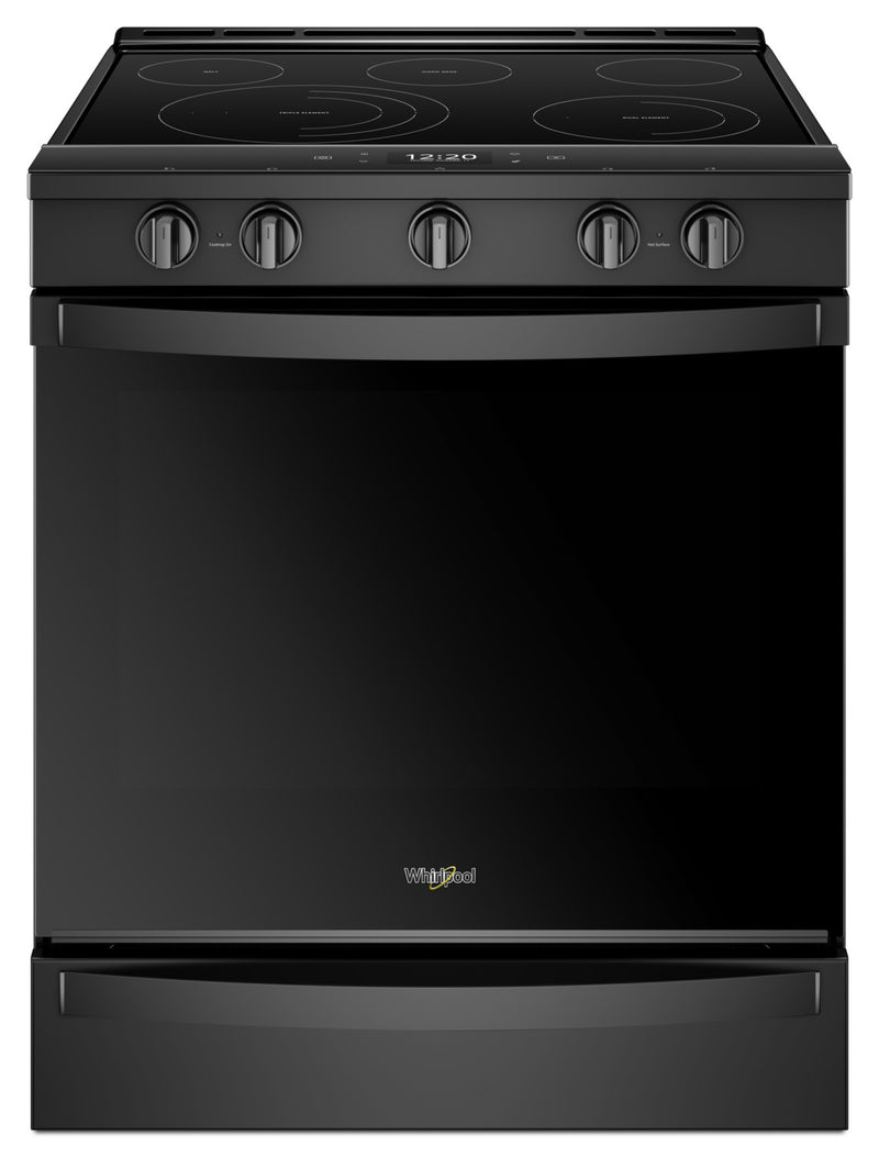 Whirlpool® 6.4 Cu. Ft. Smart Slide-in Electric Range with Frozen Bake™ Technology - YWEE750B