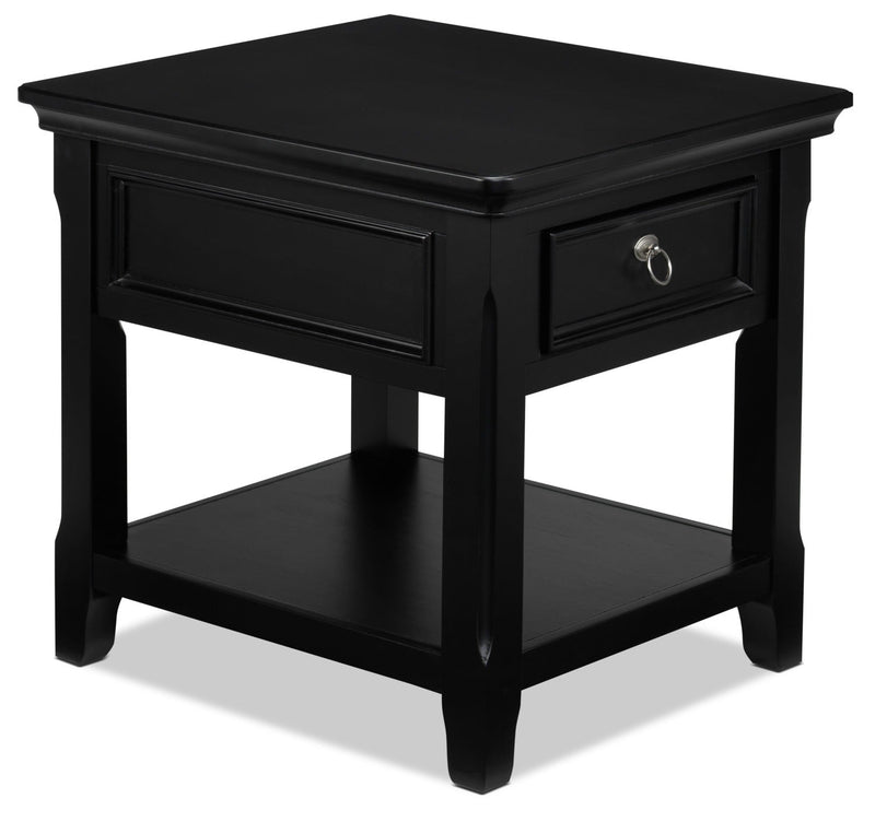 Caserta End Table - Black