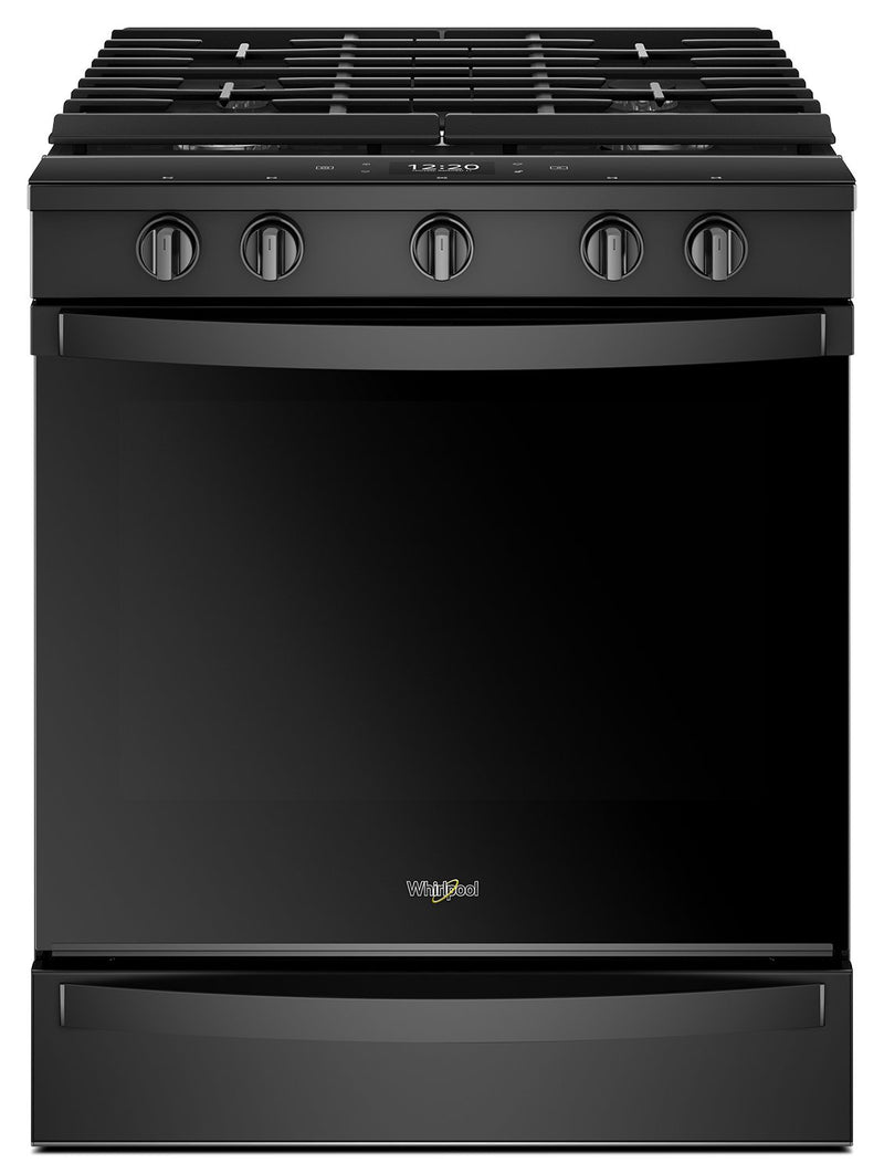 Whirlpool® 5.8 Cu. Ft. Smart Slide-in Gas Range with EZ-2-Lift™ Hinged Cast-iron Grates