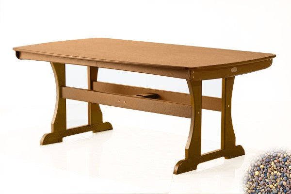 POLY LUMBER Caribbean Shores Dining Table - Camel