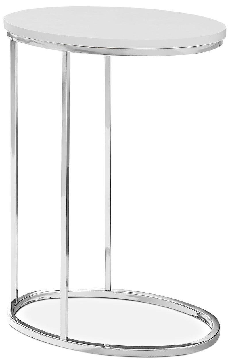 Adonia Accent Table - Glossy White