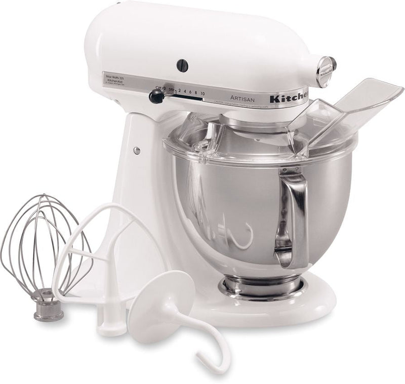 KitchenAid White 5-Quart Tilt-Head Stand Mixer - KSM150PSWH