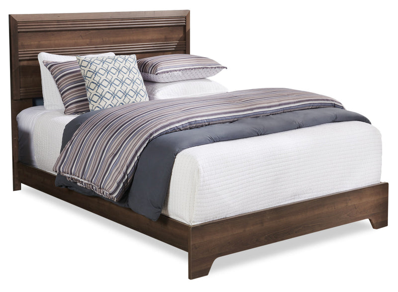 Odense Queen Bed - Grey