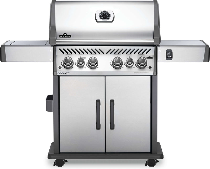 Napoleon Rogue SE 525 4-Burner 76,500 BTU Natural Gas Grill with Infrared Side Burner and Rear Burners - RSE525RSIBNSS-1