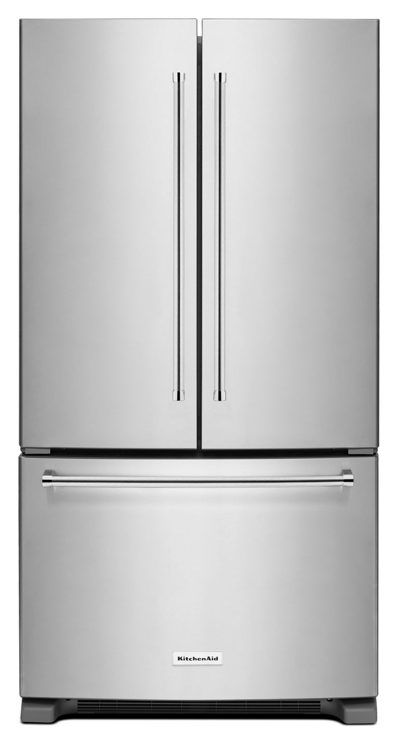 KitchenAid 20 Cu. Ft. French Door Refrigerator with Interior Dispenser - Stainless Steel