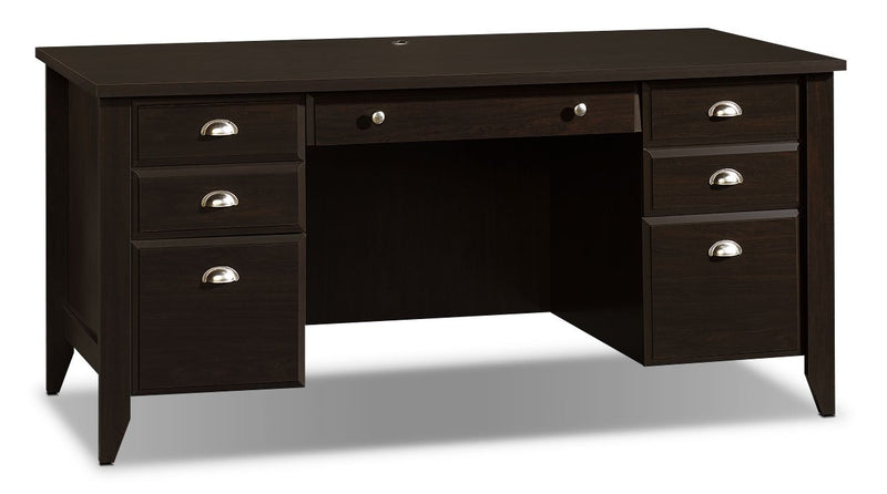 Haslemere Executive Desk - Jamocha Wood