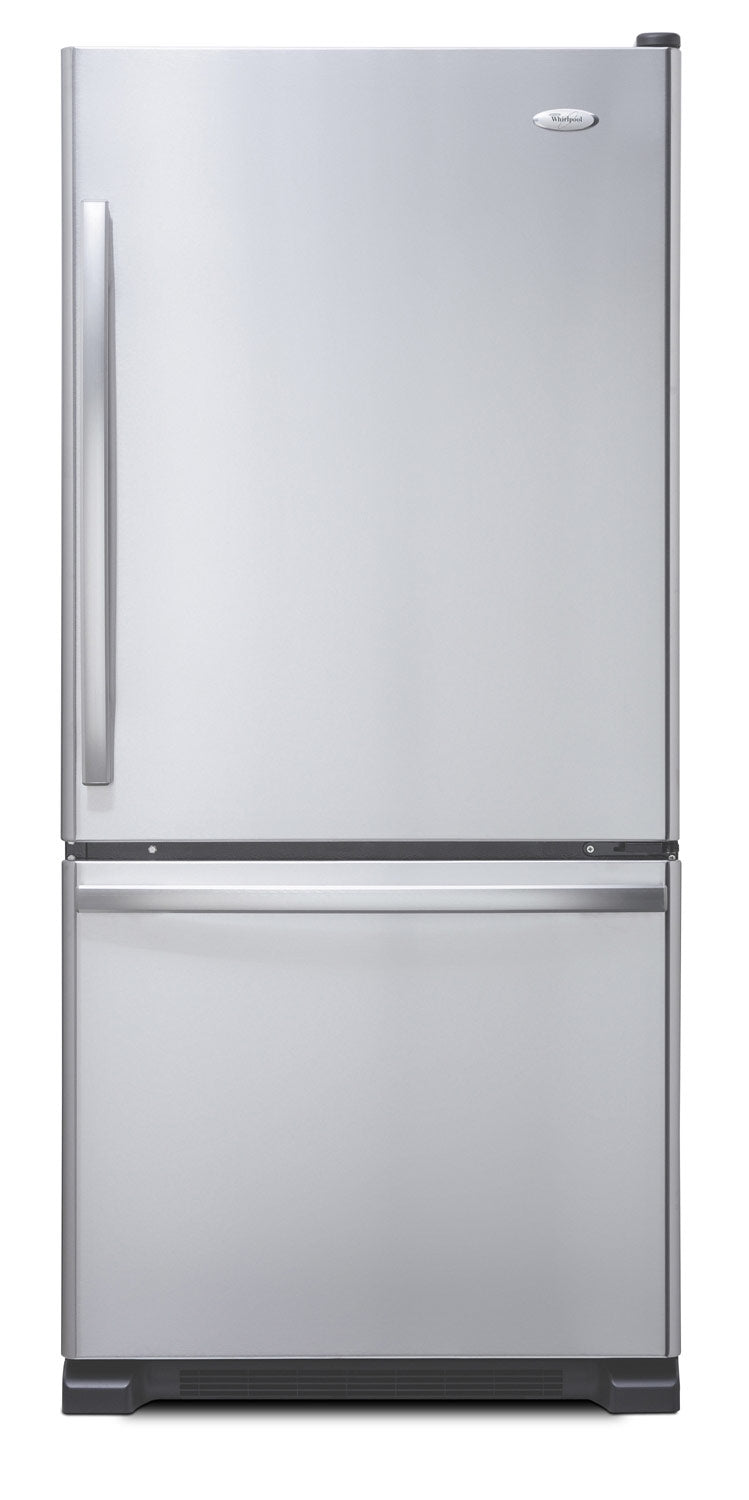 Whirlpool Stainless Steel Bottom-Freezer Refrigerator (19 Cu. Ft.) - WRB329RFBM