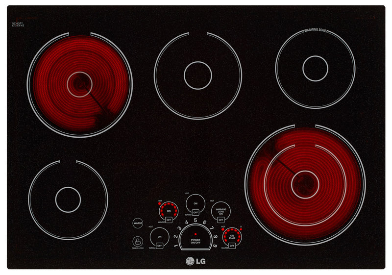 LG 30" Electric Cooktop - LCE3010SB