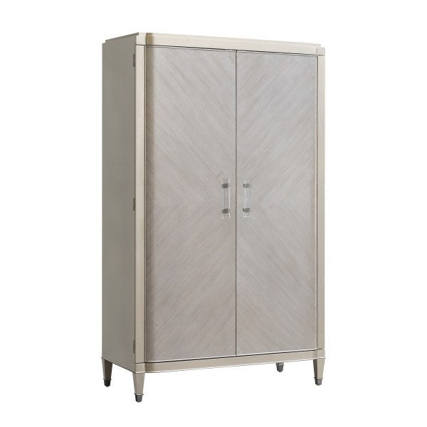Viscount Armoire - Silver Grey