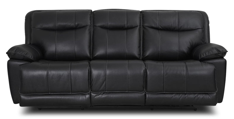 Anselm Power Reclining Sofa - Black