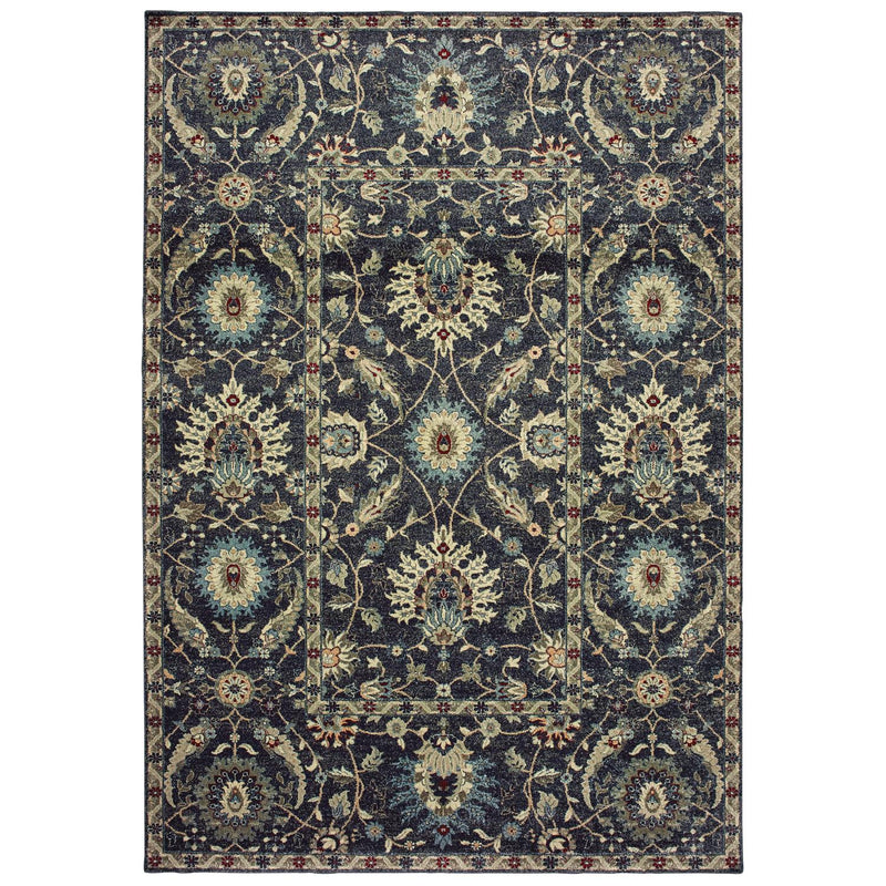 Richelieu W022K5L Floral Traditional Area Rug (9'10"X12'10")