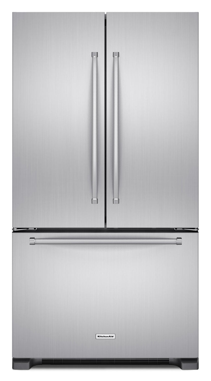 KitchenAid 22 Cu. Ft. French Door Refrigerator with Interior Dispenser - Stainless Steel